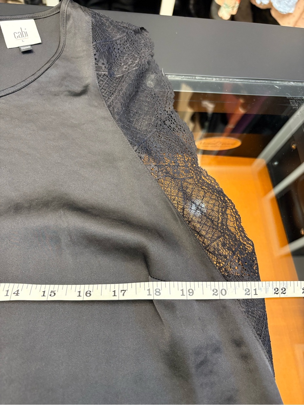 CAbi Veil Top in Black - Picture 9 of 9